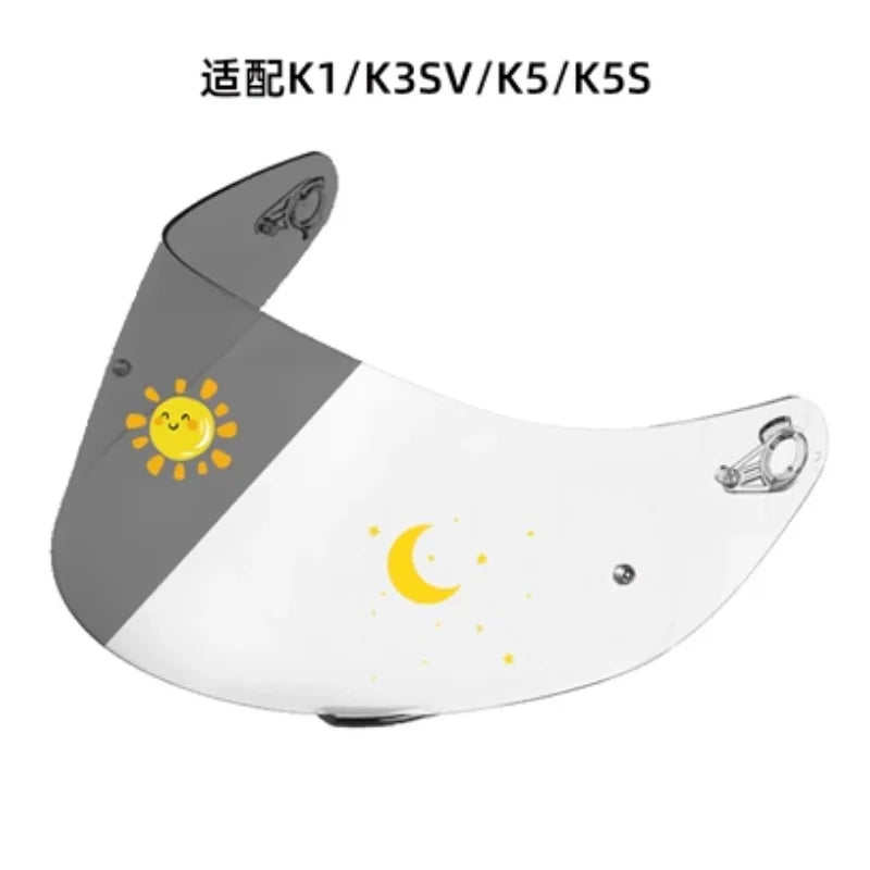 Visière Bouclier Casque Moto Intégral — Remplacement Universel Lentille