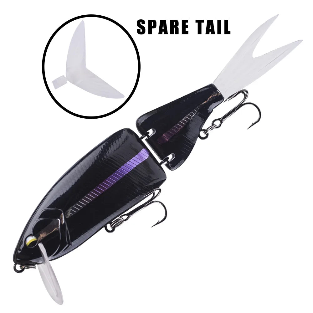 Leurre Flottant Truite Vairon Articulé — Jerkbait Swimbait Brochet & Prédateur