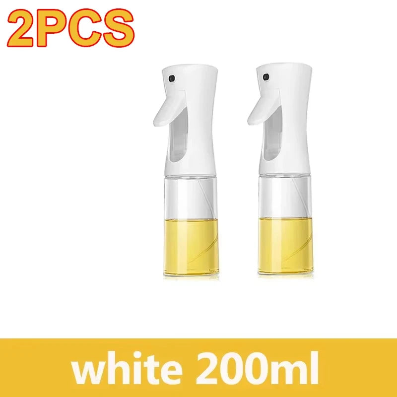 Bouteille de pulvérisation d'huile d'olive pour barbecue, pulvérisateur d'huile d'olive en plastique, bouteille vide, bouteille de vinaigre ou brosse à huile, 200/300/500ml