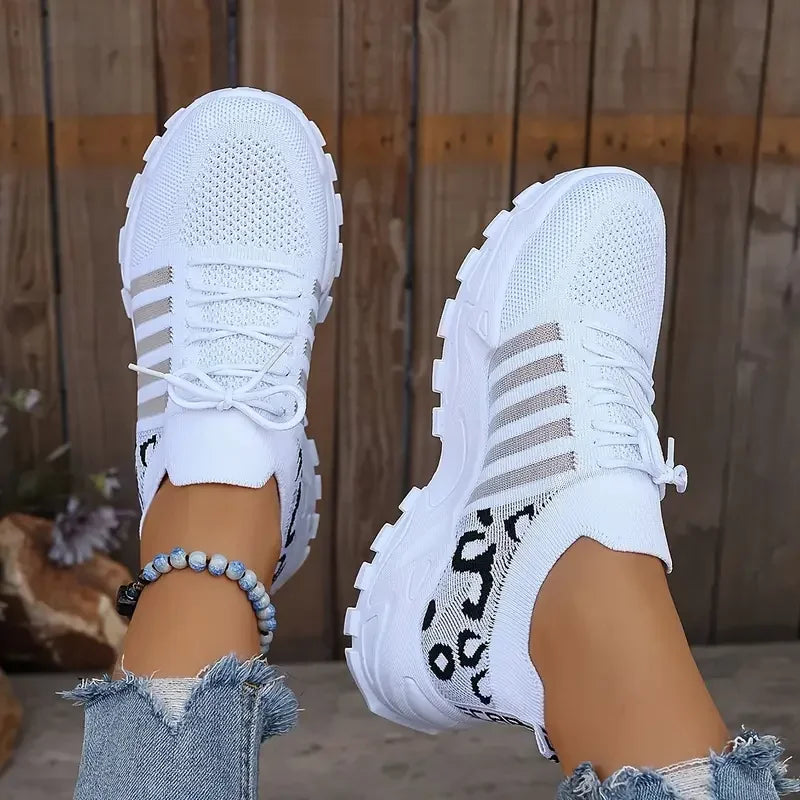 Zapatillas casuales para mujer 2025 ligeras y transpirables, alpargatas casuales para mujer, zapatillas de plataforma para mujer Tenis Feminino Basket Femme