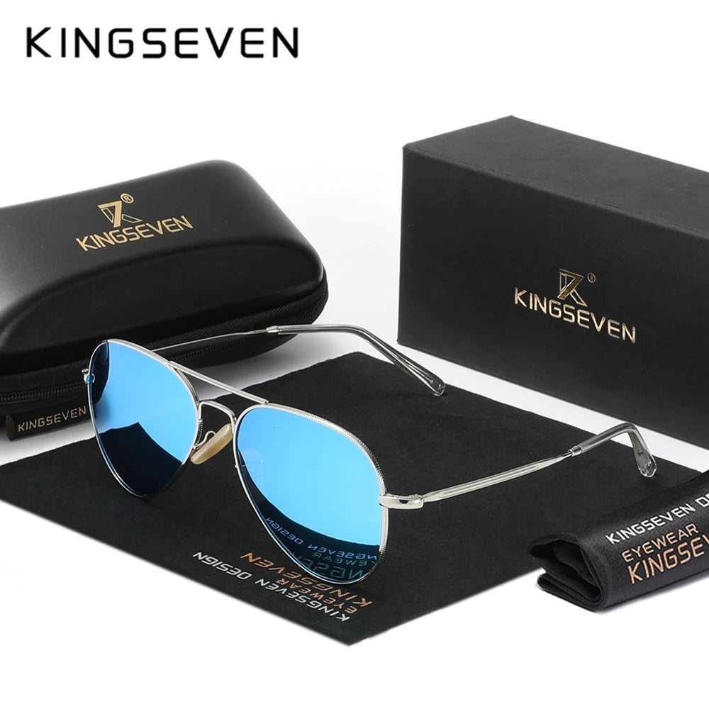 Lunettes de soleil pilotes polarisées UV400 — style aviateur, protection solaire, hommes