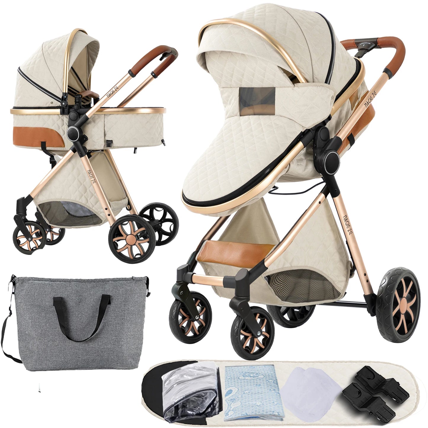 Cochecito, cochecito de bebé, accesorios para bebés, cochecito 2 en 1, artículos para recién nacidos, carrito de bebé, capazo, cochecitos de bebé de cuatro ruedas