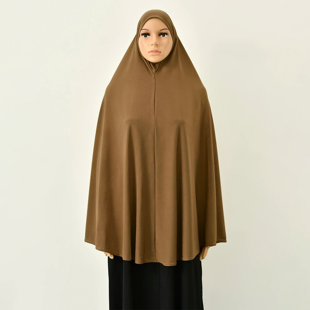 Abayas pour femmes musulmanes, couverture complète, Hijab intérieur en coton de qualité supérieure, Hijab en chanvre, robe de prière du Ramadan