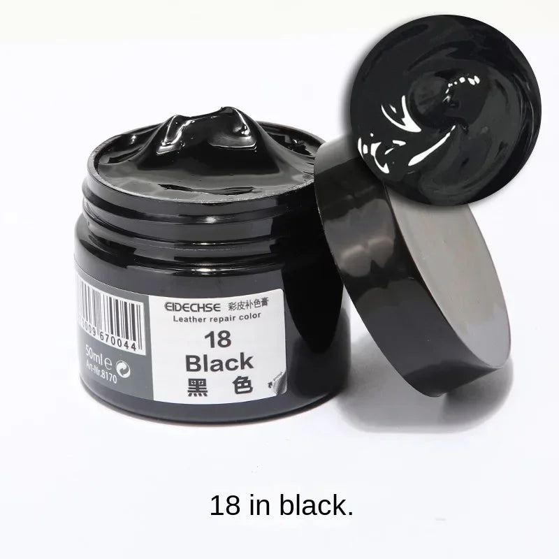 Car Leather Repair Kit, Liquid Skin Recoloring Balm, No Heat Repair Tool, Auto Seat Holes, Scratches, Cracks, Rips, Shoes Restoration Set