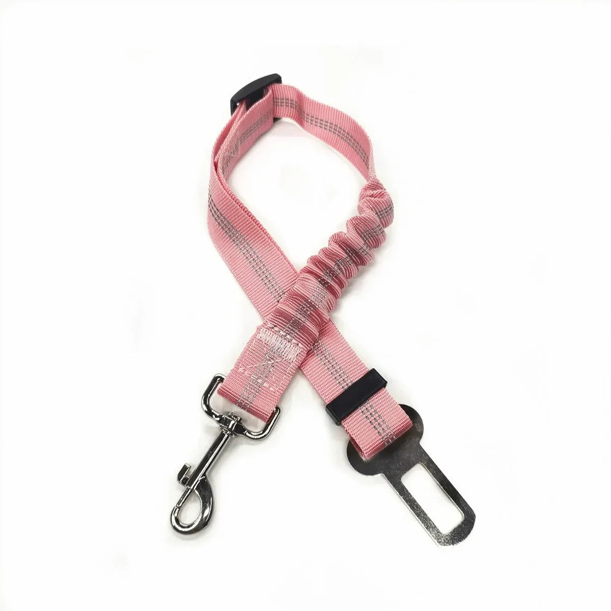 Cinturón de seguridad ajustable para mascotas, gatos, perros, asiento de seguridad para mascotas, vehículo, arnés para perros, Clip de plomo, palanca de seguridad, tracción, collares para perros, accesorios para c