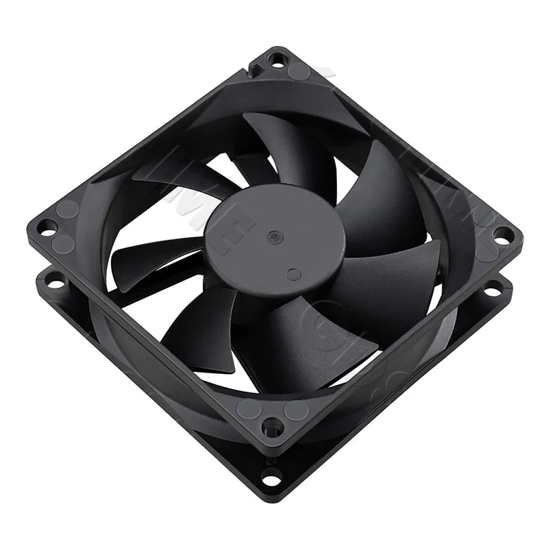 Ventilateur de refroidissement Gdstime 8025 2 broches 48V DC 5V 12V 24V 80mm, ventilateur axial USB à double roulement à billes 80x80x25mm, ventilateur de refroidissement pour boîtier PC 8CM