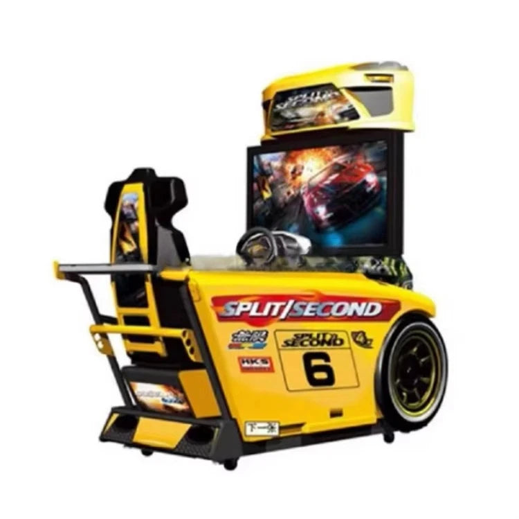 Machine de Jeu Voiture de Course Arcade — Simulateur, Attractions, Conduite à Pièces