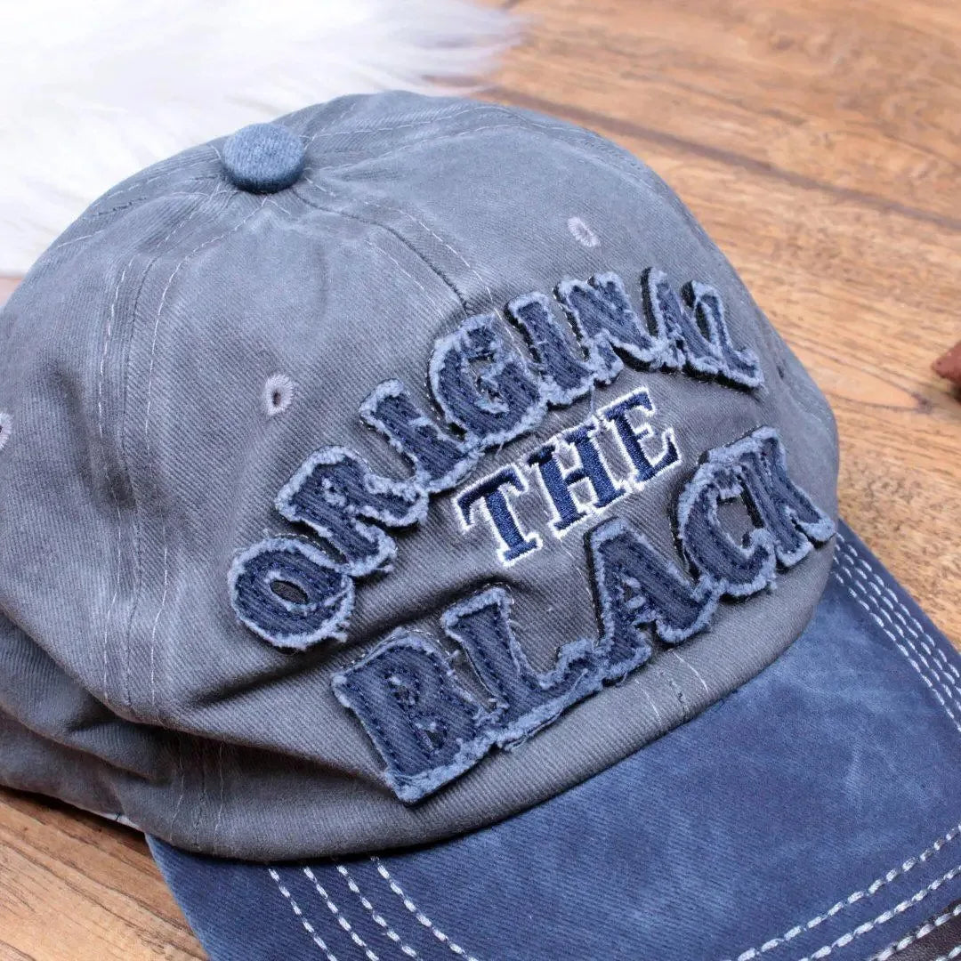 Casquette de Baseball Vintage unisexe, chapeaux en coton délavé pour hommes et femmes, casquette décontractée avec lettres noires brodées, casquette de sport de plein air