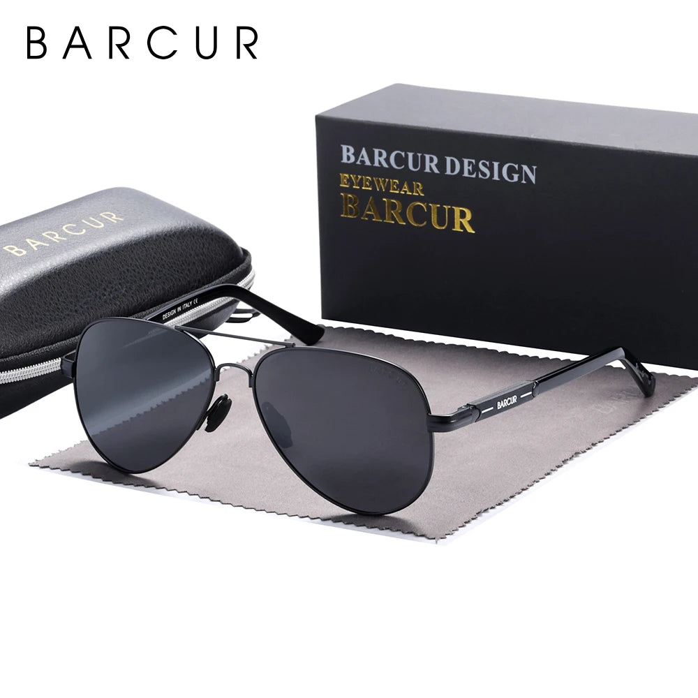 Lunettes de soleil pilotes polarisées — conduite, pêche, randonnée, accessoires homme