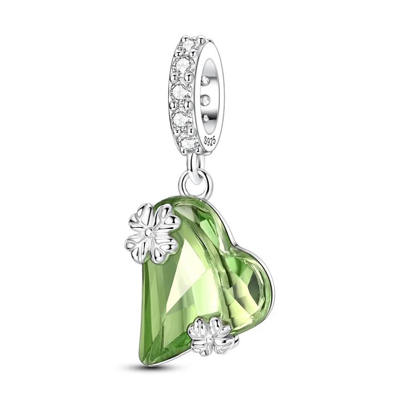 925 Sterling Silver Charms, Pearl Pendants, Tree of Life, Turtle, Love, Gemstones, Sunflower, for Women, Bracelet, Gift Jewelry, New Collection