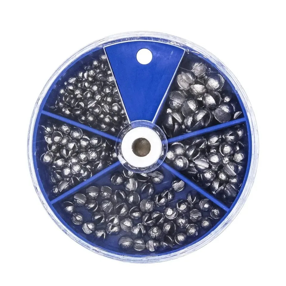 Plombs de Pêche Amovibles Fendu — Lot de 205 Pièces, Poids Oeuf