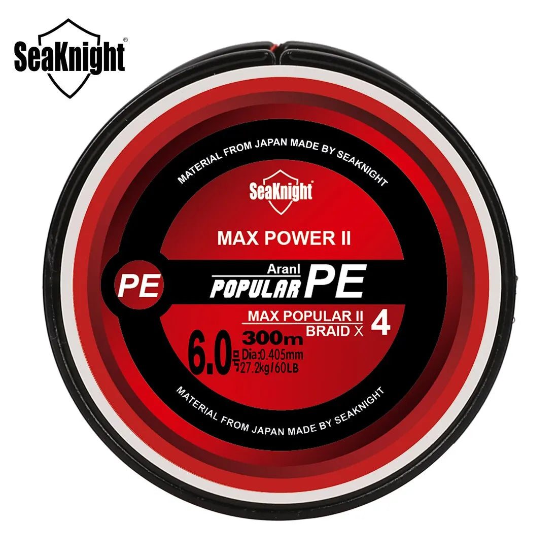 SeaKnight TriPoseidon Série 4 Brins Multifilament Ligne De Pêche 300M PE Ligne Tressée Lisse Carpe Pêche 15lb 20lb 25lb 30lb
