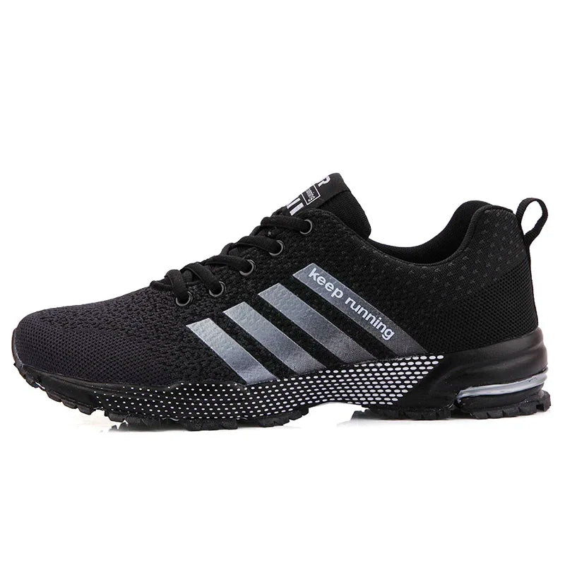 Zapatillas cómodas y antideslizantes para hombre, deportivas ligeras con absorción de impactos, estables, de malla, transpirables, informales, para pareja