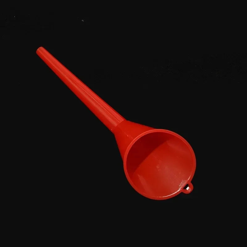 Long stem funnel for car, oil and fuel filling tools, anti-splash plastic oil funnel, motorcycle refueling tools, automotive accessories