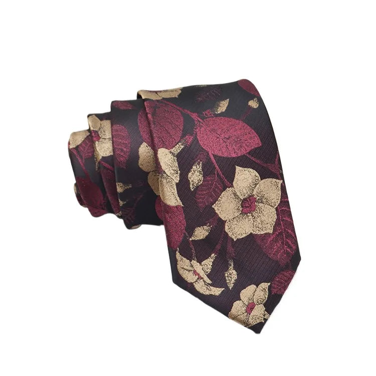 35 Styles Men's Jacquard Silk Ties Floral Dot 8 cm Necktie Accessories Daily Use Shirt Suit Tie Wedding Party Gifts Tie