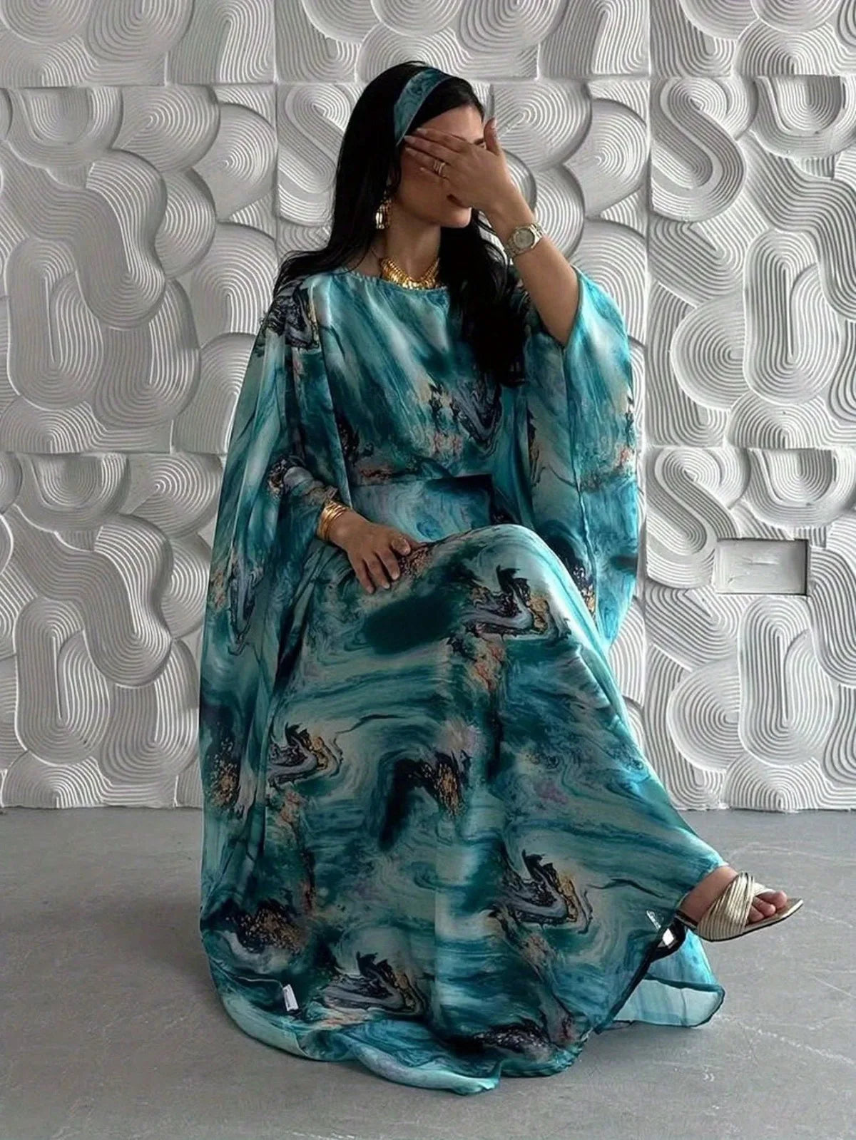 Abayas – robe de soirée ample à manches longues, pull du moyen-orient, caftans élégants pour femmes, Jilbabs, robes Maxi imprimées islamiques