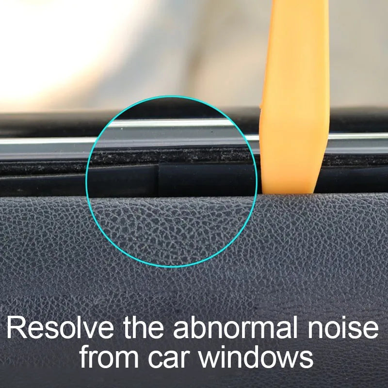 Bande d'étanchéité pour fenêtre de voiture, joint automatique en forme de V, remplissage d'écart de fenêtre latérale automatique, coupe-froid, accessoires d'isolation phonique