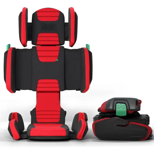 Siège Auto Rehausseur Enfant Réglable Dossier Haut — Sangle Style Racing