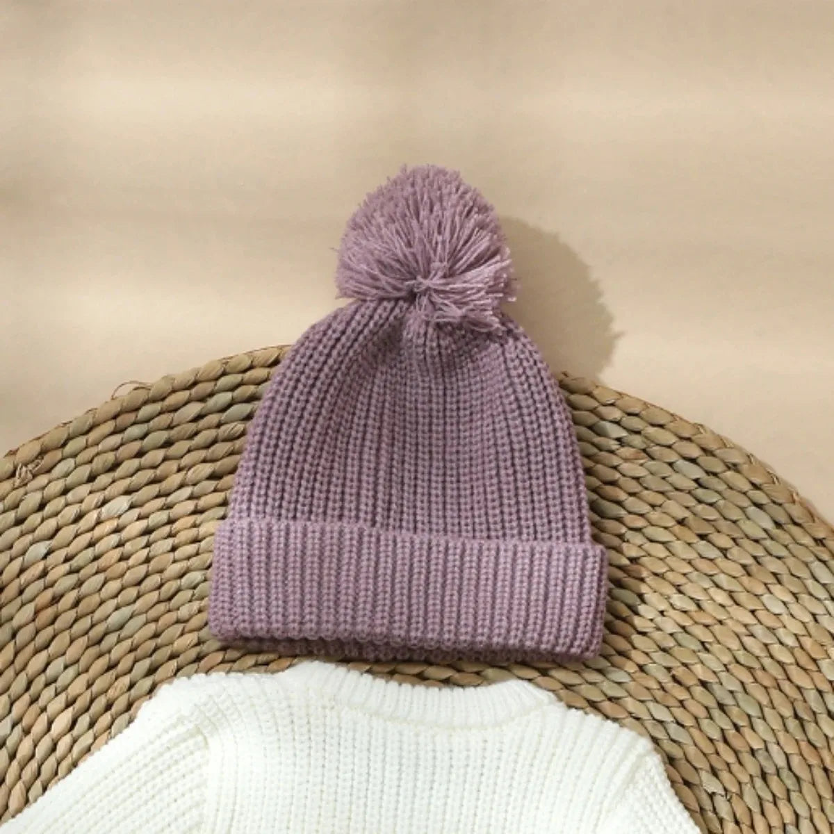 Hello World – pelele de punto para recién nacidos con gorro de pompones a juego, suéter para bebés niños y niñas, conjuntos para sesión de fotos, HD