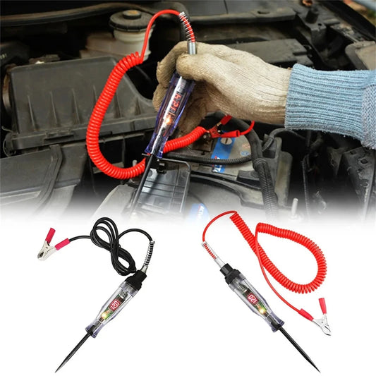 Testeur de Circuit de tension de camion de voiture, outils automobiles 6V 24V, sonde de diagnostic de voiture, stylo de Test, ampoule, stylo de mesure électrique