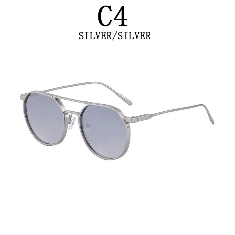 Lunettes de soleil ovales vintage pour hommes — livraison directe, nouveau