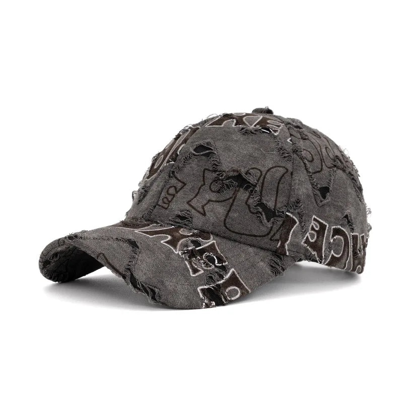 Gorra de béisbol marrón FS Fashion con letras para hombres, sombrero de lujo para mujeres, gorra de camionero informal, gorras streetwear de hip-hop, gorra de mujer