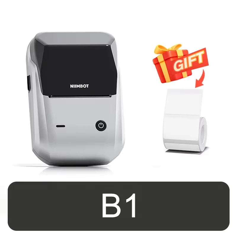Mini imprimante thermique portable — auto-adhésive, étiqueteuse Bluetooth, autocollants de poche