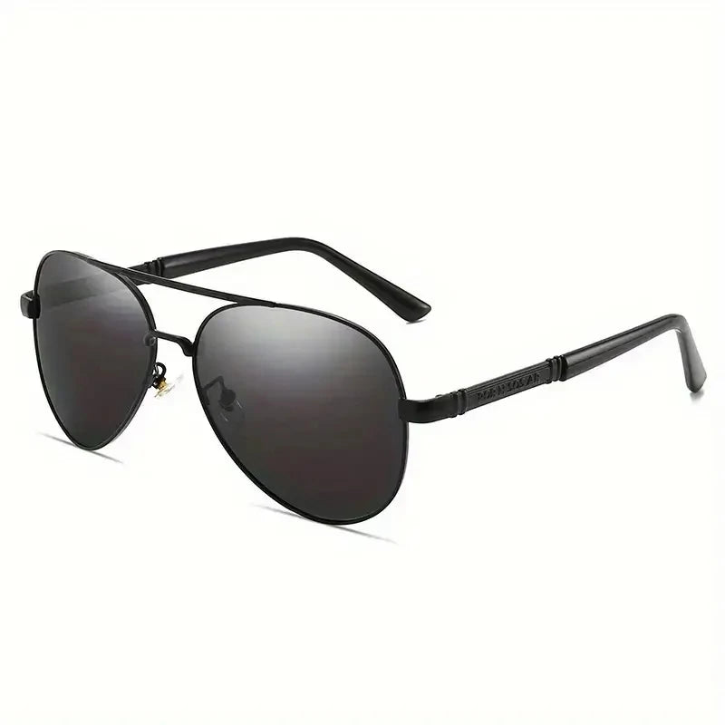 Lunettes de soleil polarisées hommes monture métallique — pêche, conduite, UV400