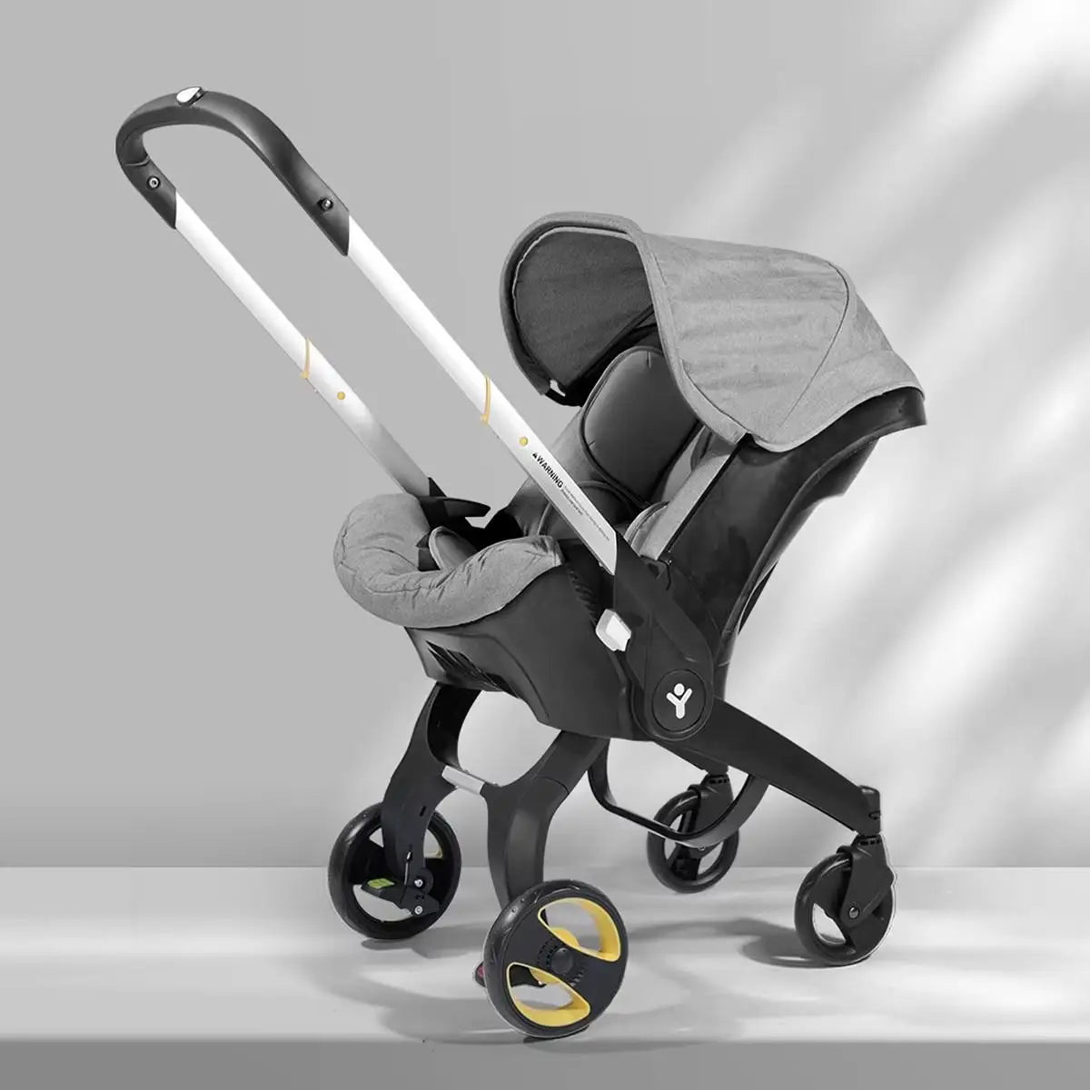 Baby stroller, car seat, lightweight newborn bassinet, two-way, easily foldable, 3-in-1