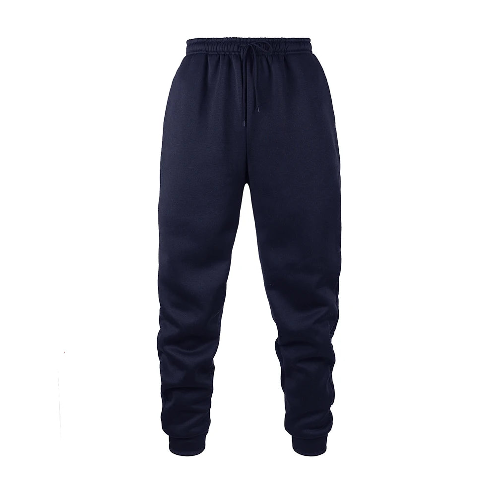 Pantalons de Jogging pour hommes pantalons de sport pantalons de course de Fitness pantalons de survêtement de couleur unie pantalons de maison faciles à assortir