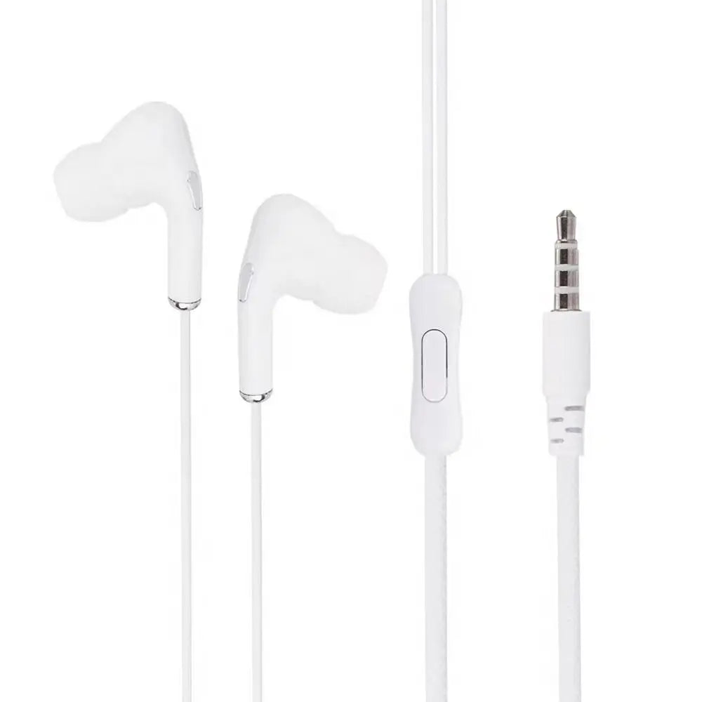 Écouteurs filaires haute définition avec micro, contrôle intra-auriculaire, casque de sport portable, écouteurs filaires pour mobile le matin, 3.5mm