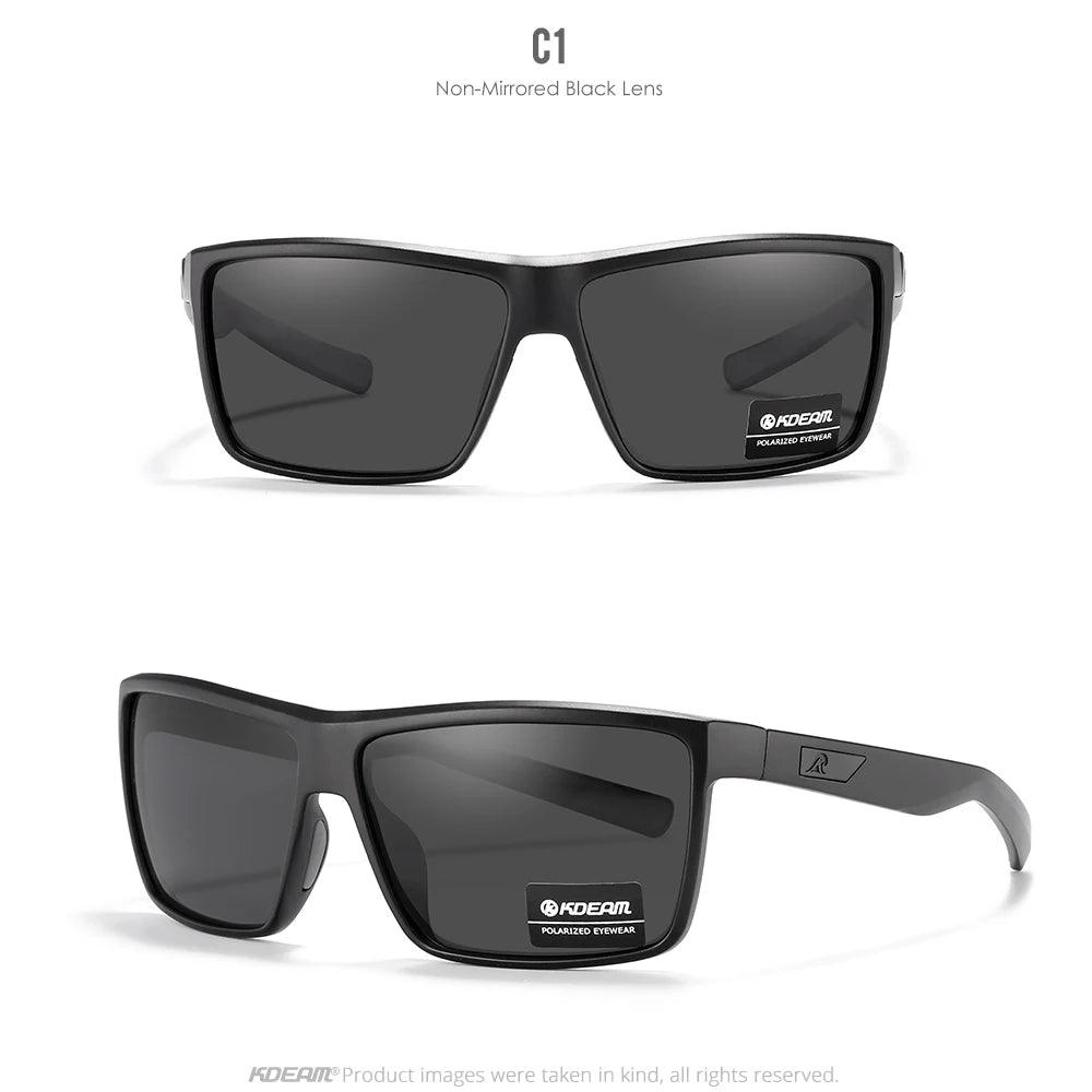 Lunettes de soleil résistantes aux rayures — verres polarisés, protection UV400, sport et loisirs
