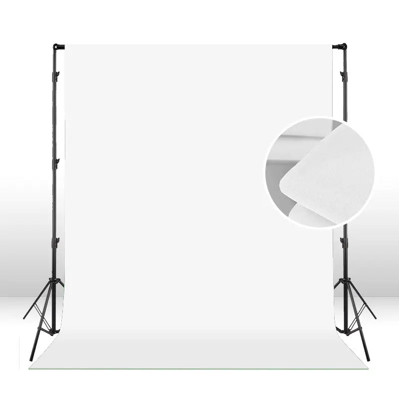 Fond de Photographie Mousseline Chromakey — Écran Vert, Blanc, Noir ou Gris Studio
