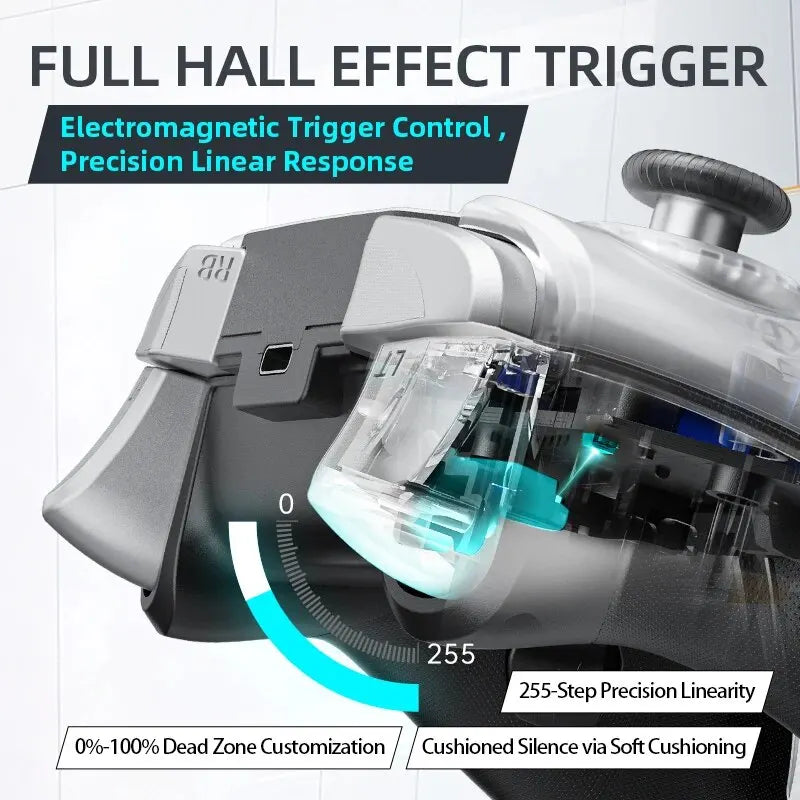 Mando de juegos inalámbrico Machenike, G5 Pro Elite, Hall Trigger Joystick, Mecha-Táctil, para Switch, PC, Android, IOS