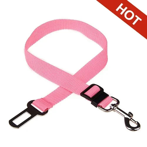 Cinturón de seguridad ajustable para mascotas, gatos, perros, asiento de seguridad para mascotas, vehículo, arnés para perros, Clip de plomo, palanca de seguridad, tracción, collares para perros, accesorios para c