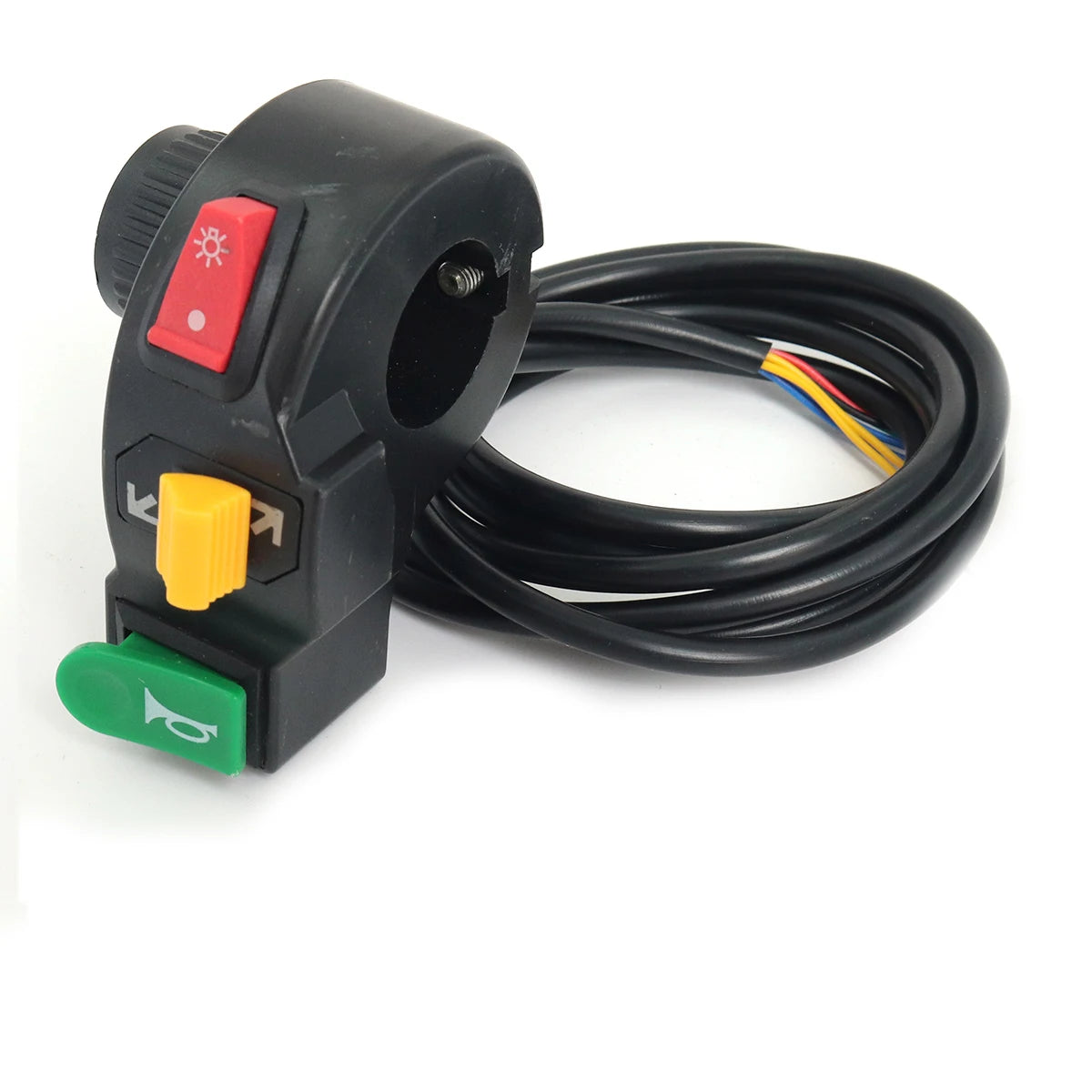 Para Citycoco Scooter Eléctrico manillar interruptor intermitente claxon faro interruptor de control tres en uno interruptor multifunción