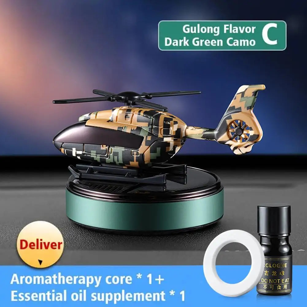 Désodorisant solaire pour voiture et avion, accessoires intérieurs d'hélicoptère, garniture d'hélice, diffuseur de parfum lointain, dépistolet ant