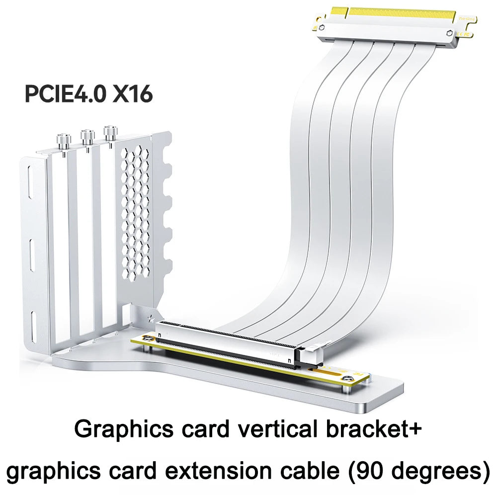 PCI Express 3.0/4.0x16 à x16 Gen 4 GPU Double carte graphique inverse câble d'extension carte Riser pour connecteur plaqué or ITX