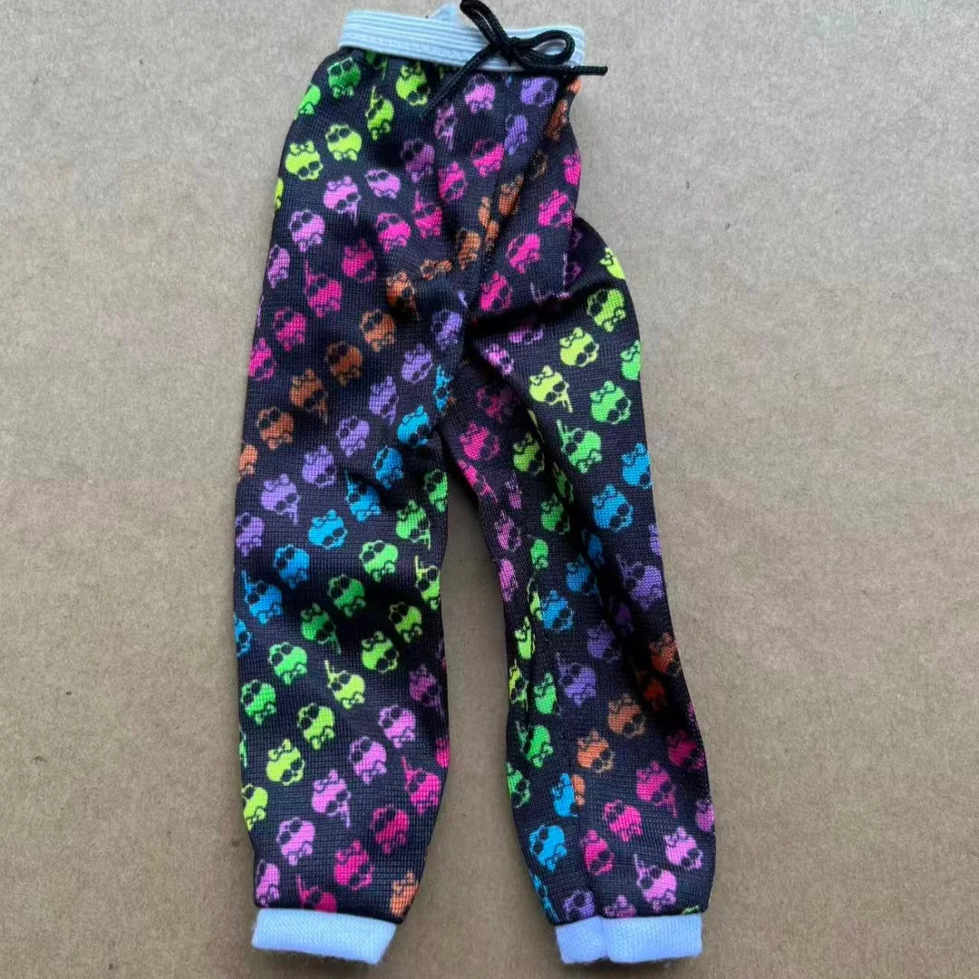 Ensemble de vêtements DIY pour poupée 1/6 — tenue danse colorée, manteau, t-shirt, pantalon, jupe, accessoires créatifs