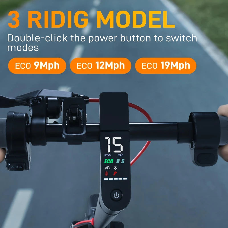 Foldable Electric Scooter | Disc Brakes, 350W Motor, 25 km/h Speed, 30 km Max Range, 36V 10.4Ah Battery, App Control, Solid Tires