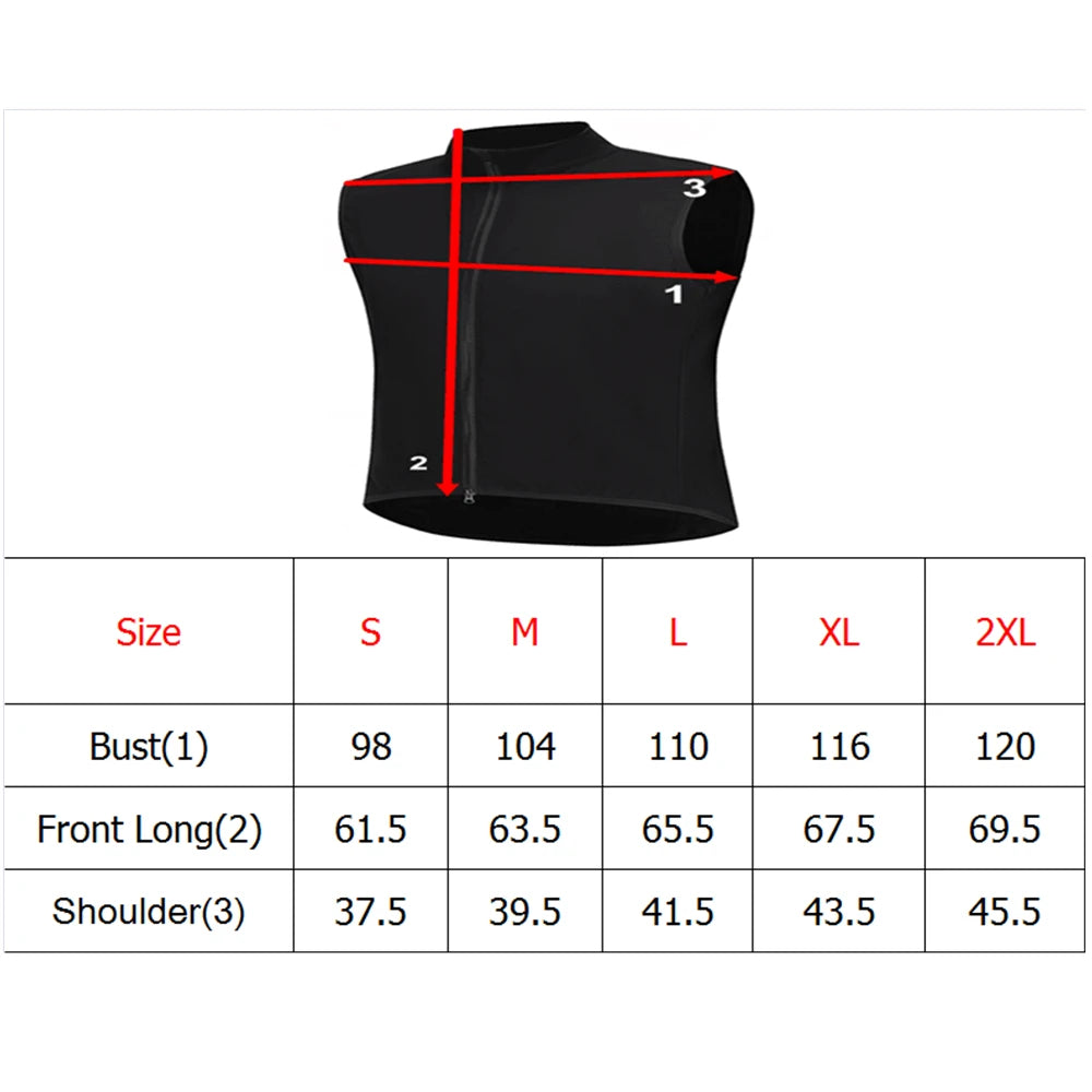 Hommes vestes de cyclisme été sans manches Gilet de cyclisme vêtements de vélo vêtements coupe-vent vtt route vélo hauts course Gilet Ropa Ciclismo