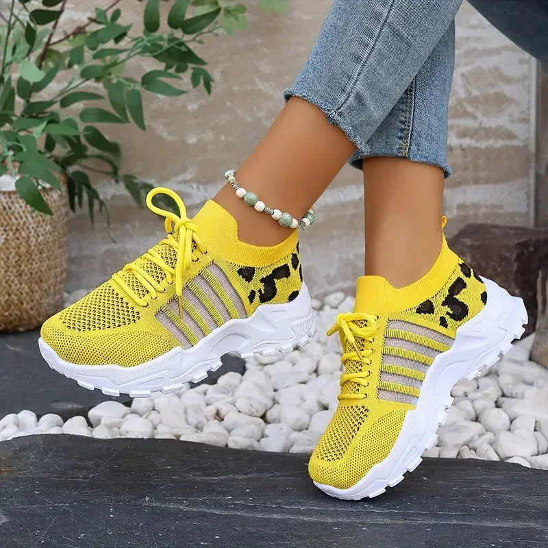 Zapatillas casuales para mujer 2025 ligeras y transpirables, alpargatas casuales para mujer, zapatillas de plataforma para mujer Tenis Feminino Basket Femme