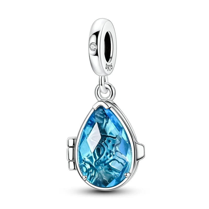 925 Sterling Silver Charms, Pearl Pendants, Tree of Life, Turtle, Love, Gemstones, Sunflower, for Women, Bracelet, Gift Jewelry, New Collection