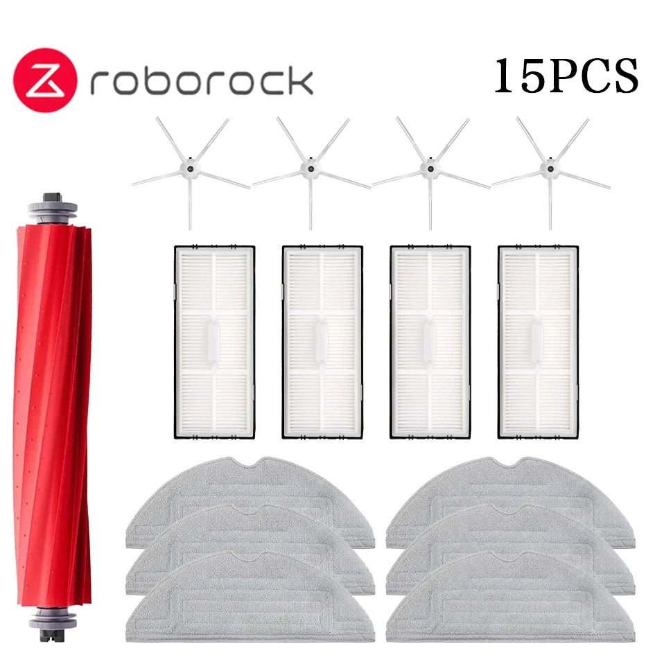 Main side brush, mop, Hepa filter, dust bag, cleaning roller brush for Roborock S7 Maxv Ultra S7 Pro Ultra, Robot Vacuum Cleaner accessories