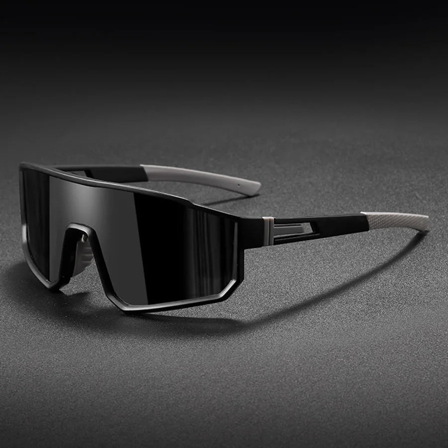 Men's oversized cycling glasses, bike, windproof, colorful coating, outdoor sports sunglasses, motorcycle