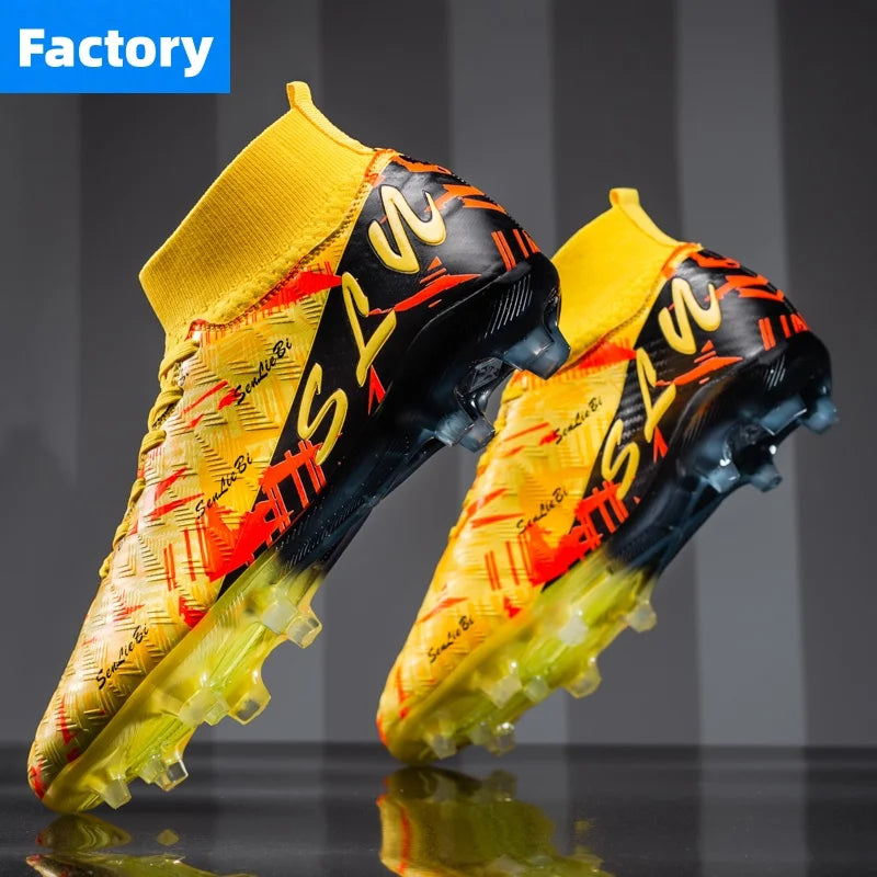 Chaussures de Football Homme Crampons AG Professionnels — Ultralégers & Imperméables