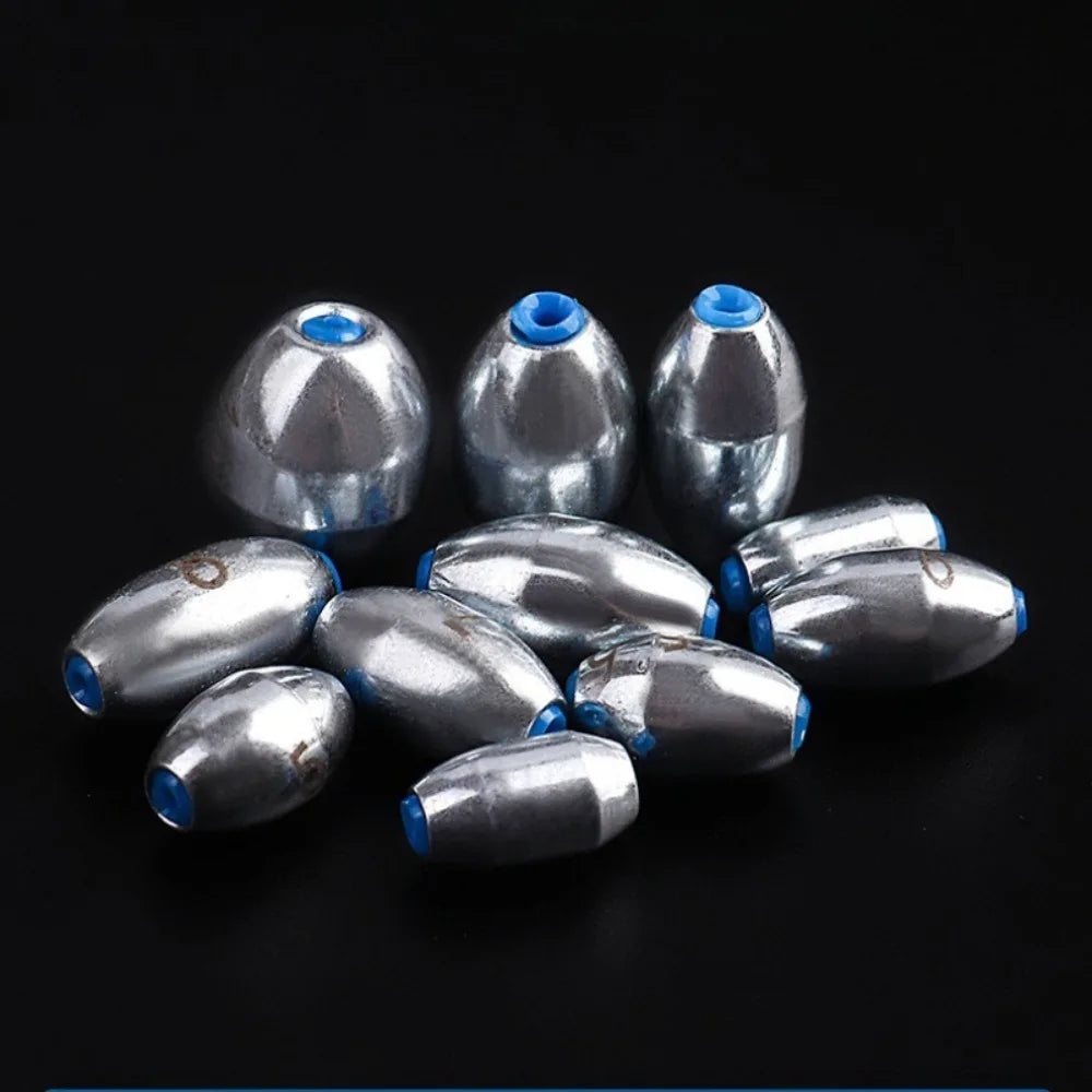 20 pièces leurre creux poids matériel de pêche 3g/4g/5g/6g/7g/8g/9g/10g matériel de pêche en alliage d'acier au carbone plombs grand matériel de pêche