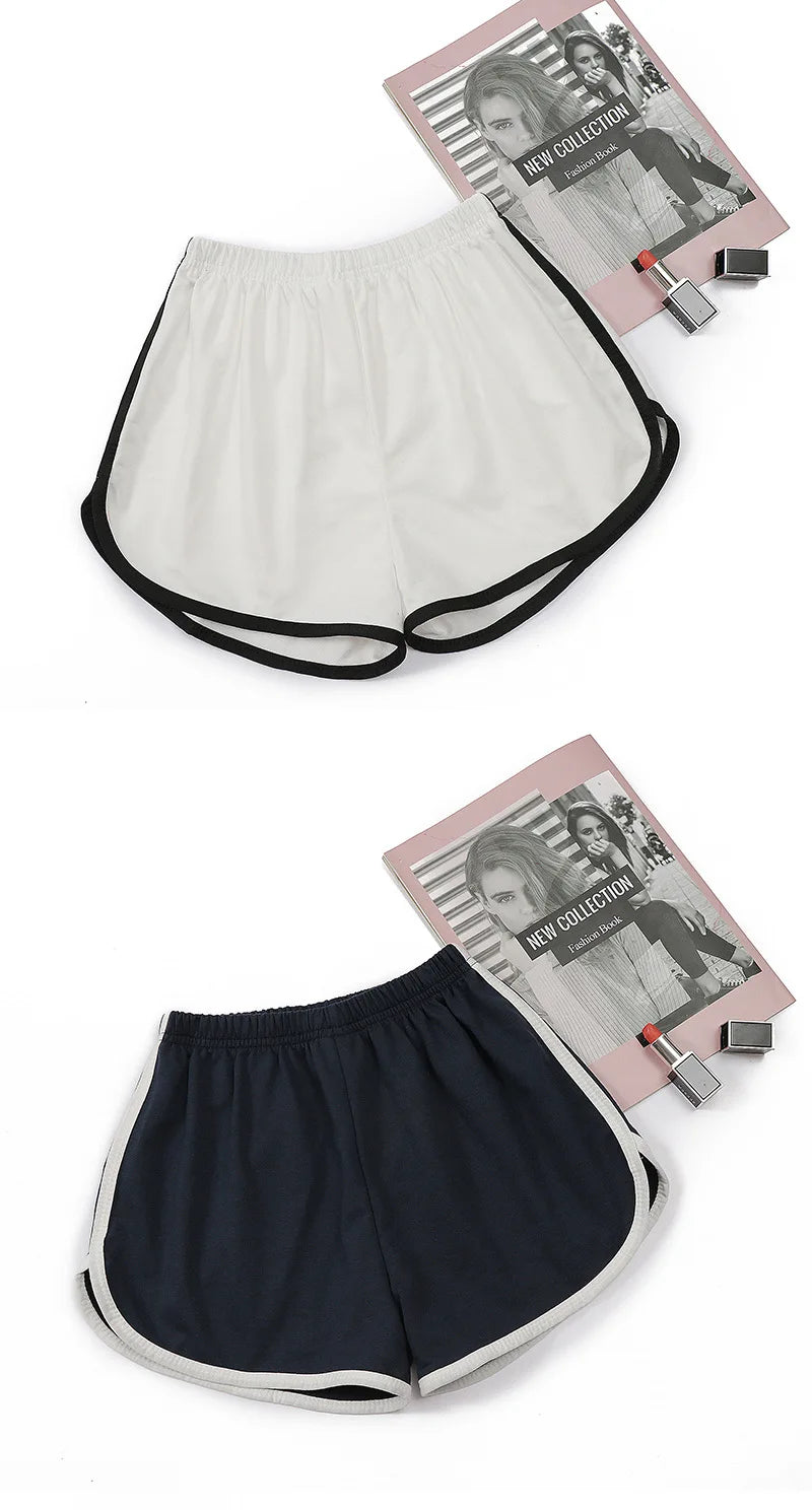 Pantalón corto elástico para mujer, holgado, de secado rápido, fino de verano, para fitness, ocio y ropa exterior. Instagram