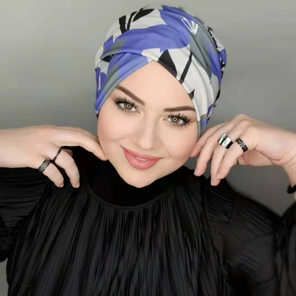 Musulman modeste Hijab casquette sous-capuchon Abaya Hijabs pour femme islamique Abayas Jersey enveloppe instantanée femmes froissé arabe Modal soie casquettes