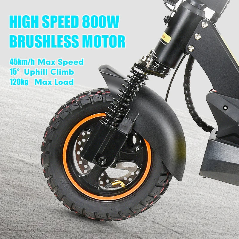 Mankeel MX-14 10" Off-road Foldable Electric Scooter 48V 15Ah 45km/h 800W Motor E-scooter for Adults